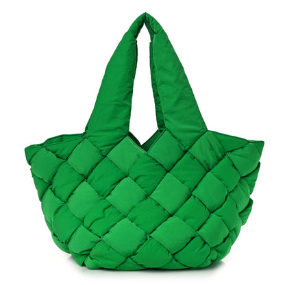 Bottega Veneta Nylon Intrecciato Padded Cassette Tote Parakeet 2 of 8