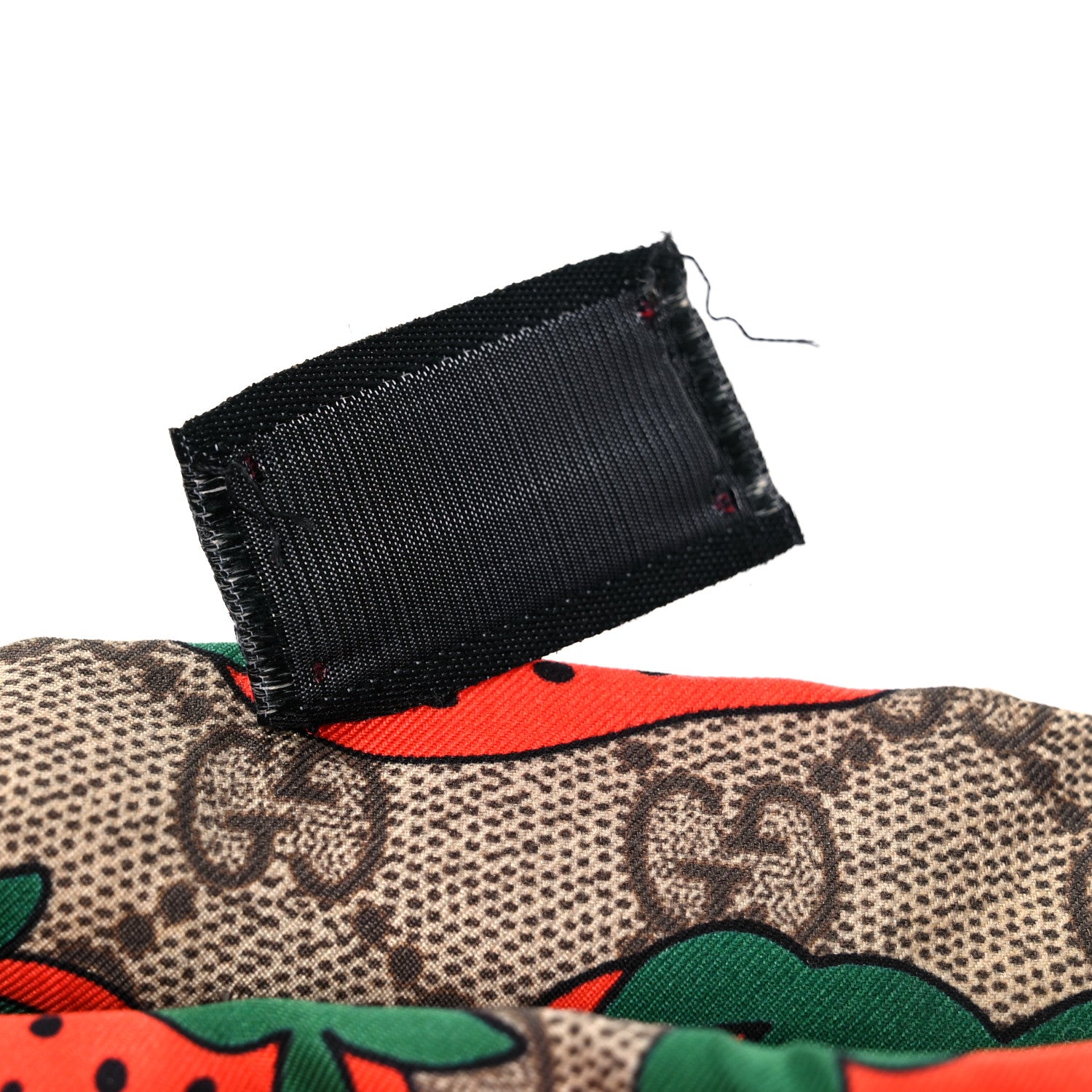 Gucci Silk Monogram Strawberry Print Headband M 4 of 5