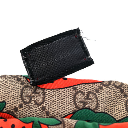 Gucci Silk Monogram Strawberry Print Headband M 4 of 5