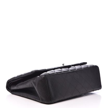 Chanel Lambskin Quilted Maxi Double Flap Black 4 of 22