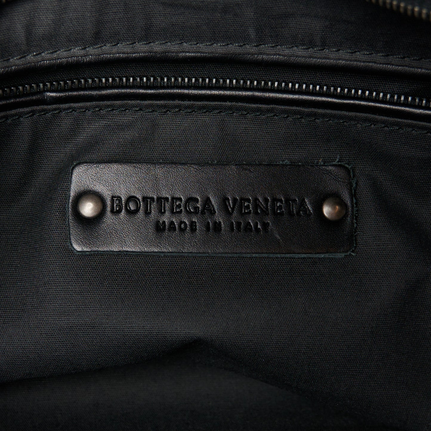 Nappa Intrecciato Travel Pouch Clutch Black