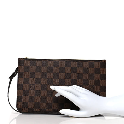 Louis Vuitton Damier Ebene Neverfull MM GM Pochette 2 of 7