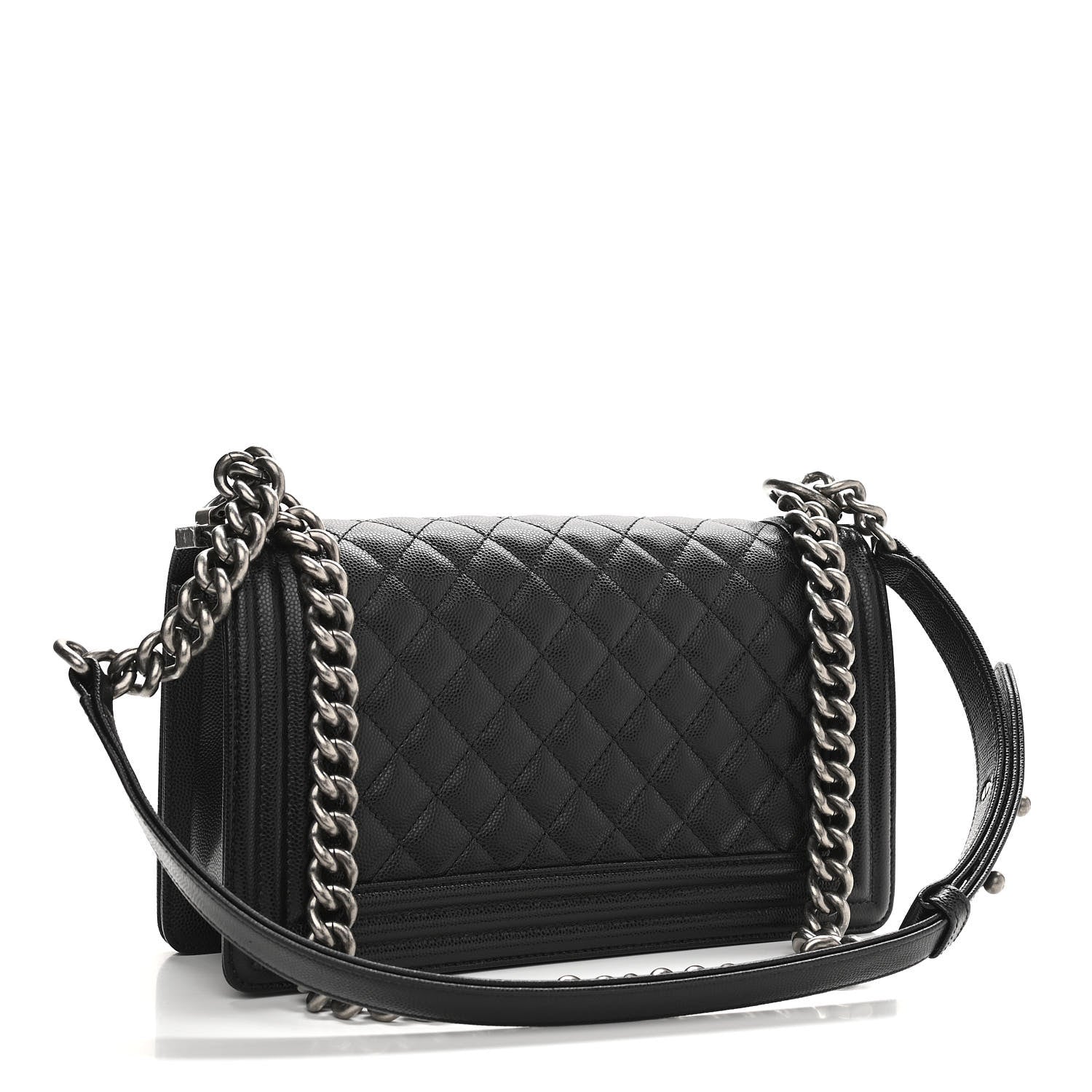 Chanel Caviar Quilted Medium Boy Flap Black 3 of 11