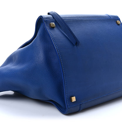 Celine Supple Calfskin Medium Phantom Luggage Royal Blue 8 of 10