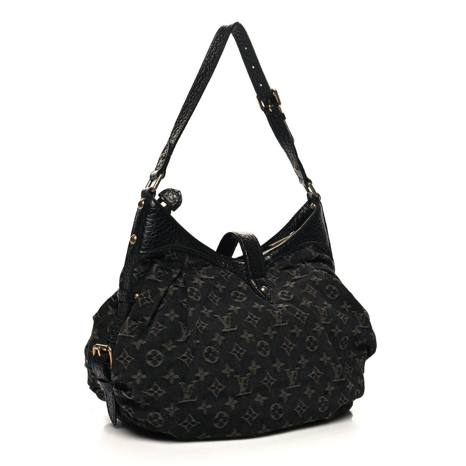 Louis Vuitton Monogram Slightly Denim Black 3 of 11