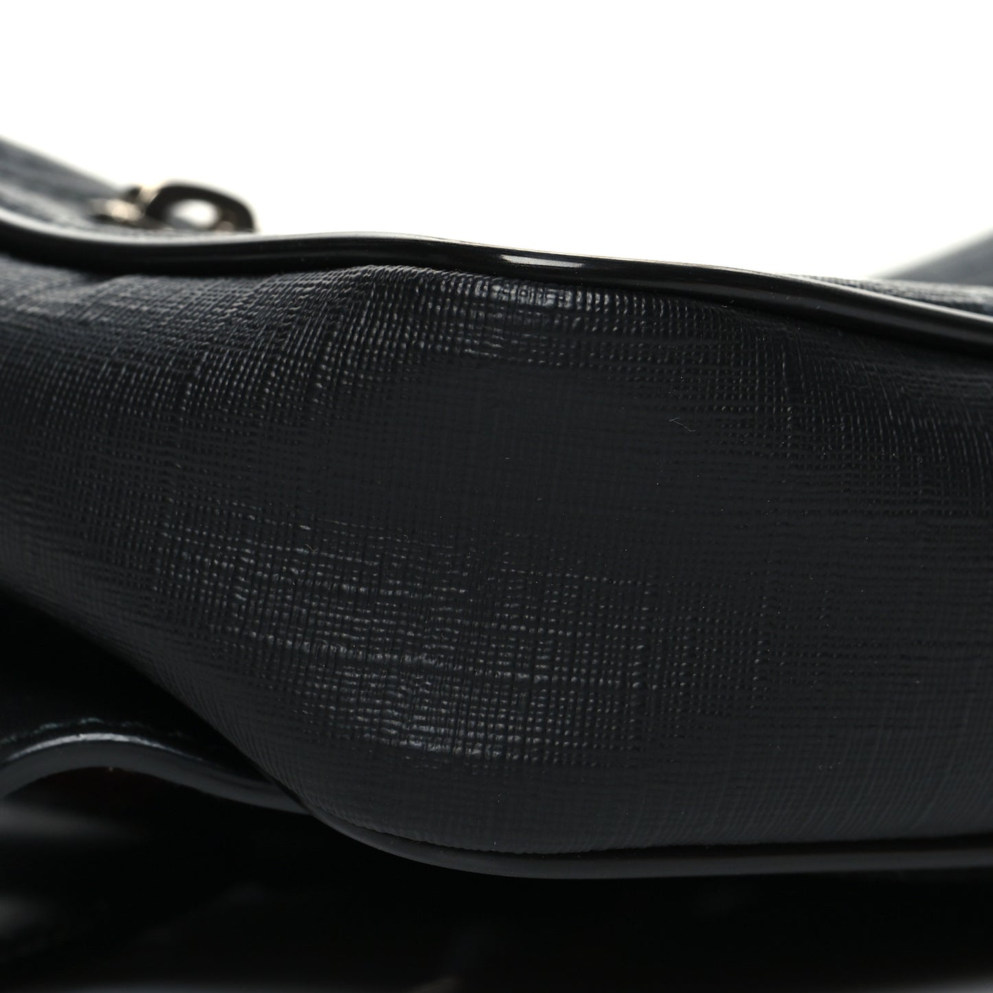 Soft GG Supreme Monogram Web Belt Bag Black Grey