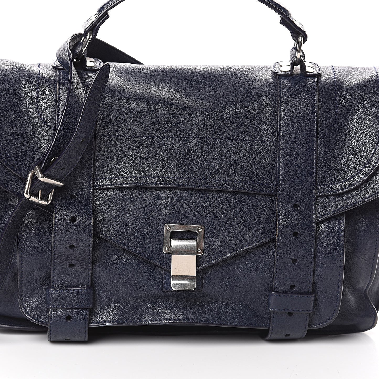 Lambskin Medium PS1 Satchel Midnight