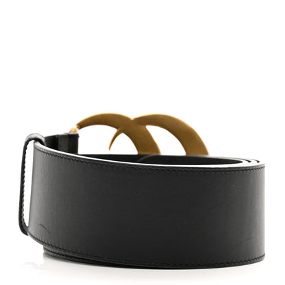 Gucci Calfskin Crystal Double G 55mm Belt 95 38 Black 2 of 4