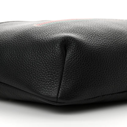 Gucci Grained Calfskin Logo Belt Bag Black 10 of 12