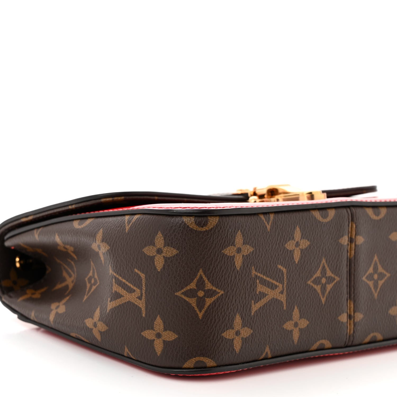 Louis Vuitton Patent Calfskin Monogram Cherrywood BB Scarlet 9 of 10
