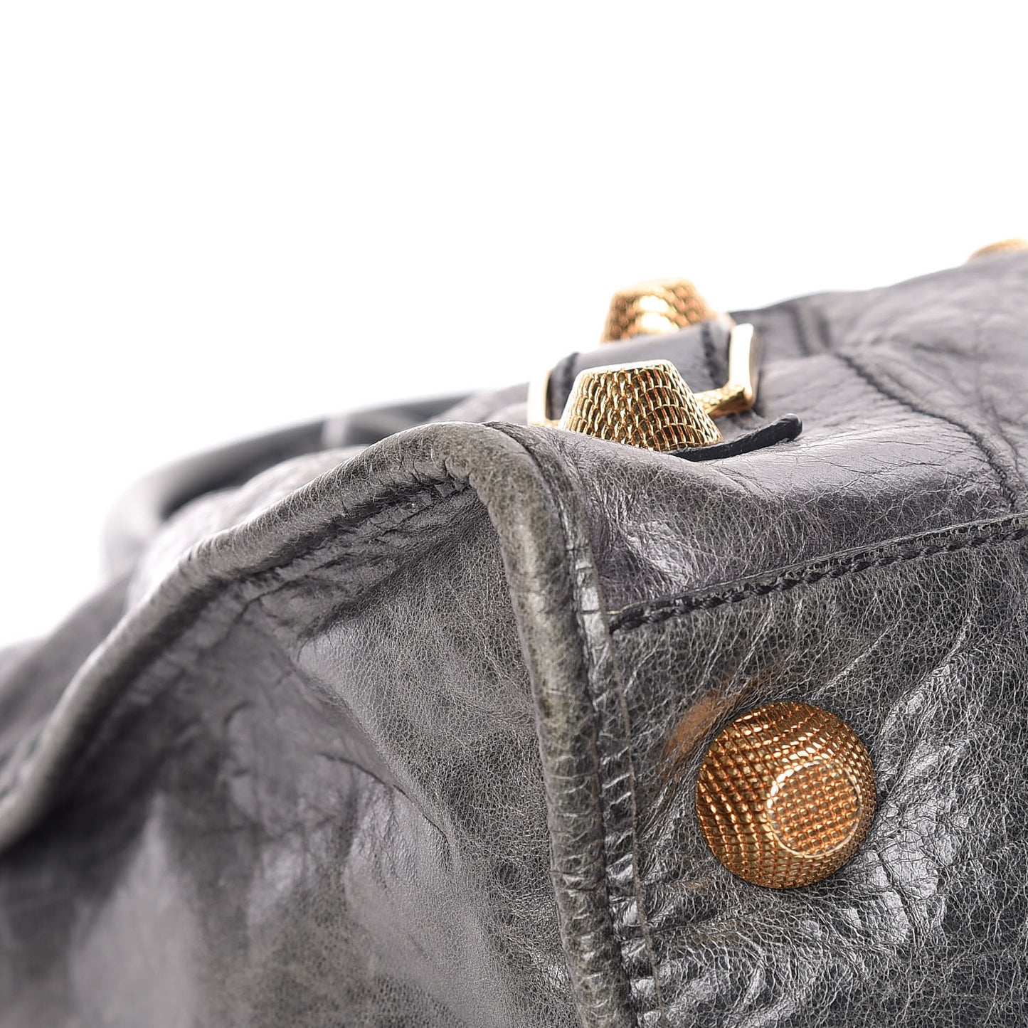 Agneau Giant 21 Gold Hardware Work Anthracite
