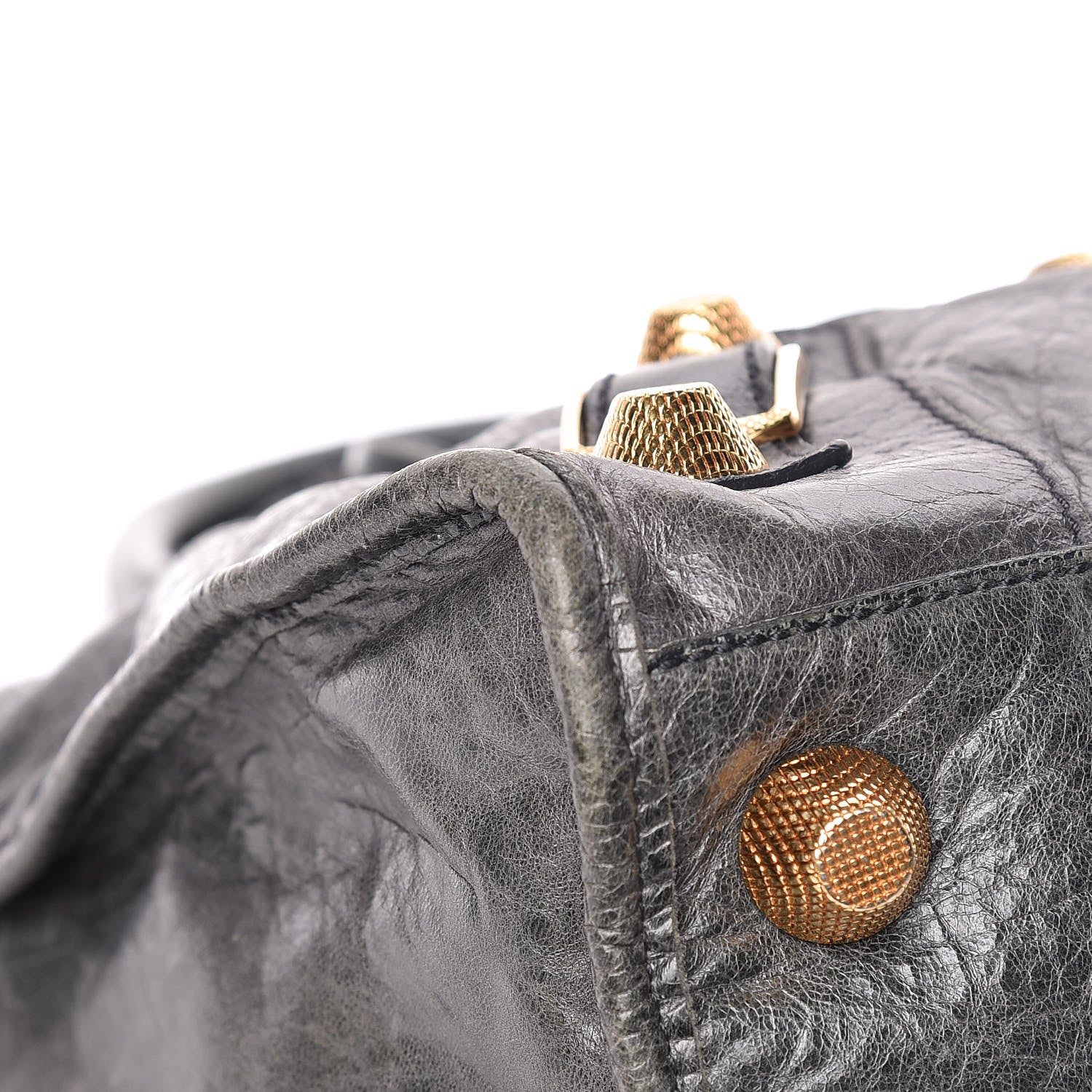 Balenciaga Agneau Giant 21 Gold Hardware Work Anthracite 9 of 13