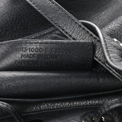 Balenciaga Veau Papier Plate Small Bucket Bag Black 7 of 10