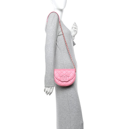 Chanel Caviar Quilted Mini Messenger Flap Light Pink 2 of 13