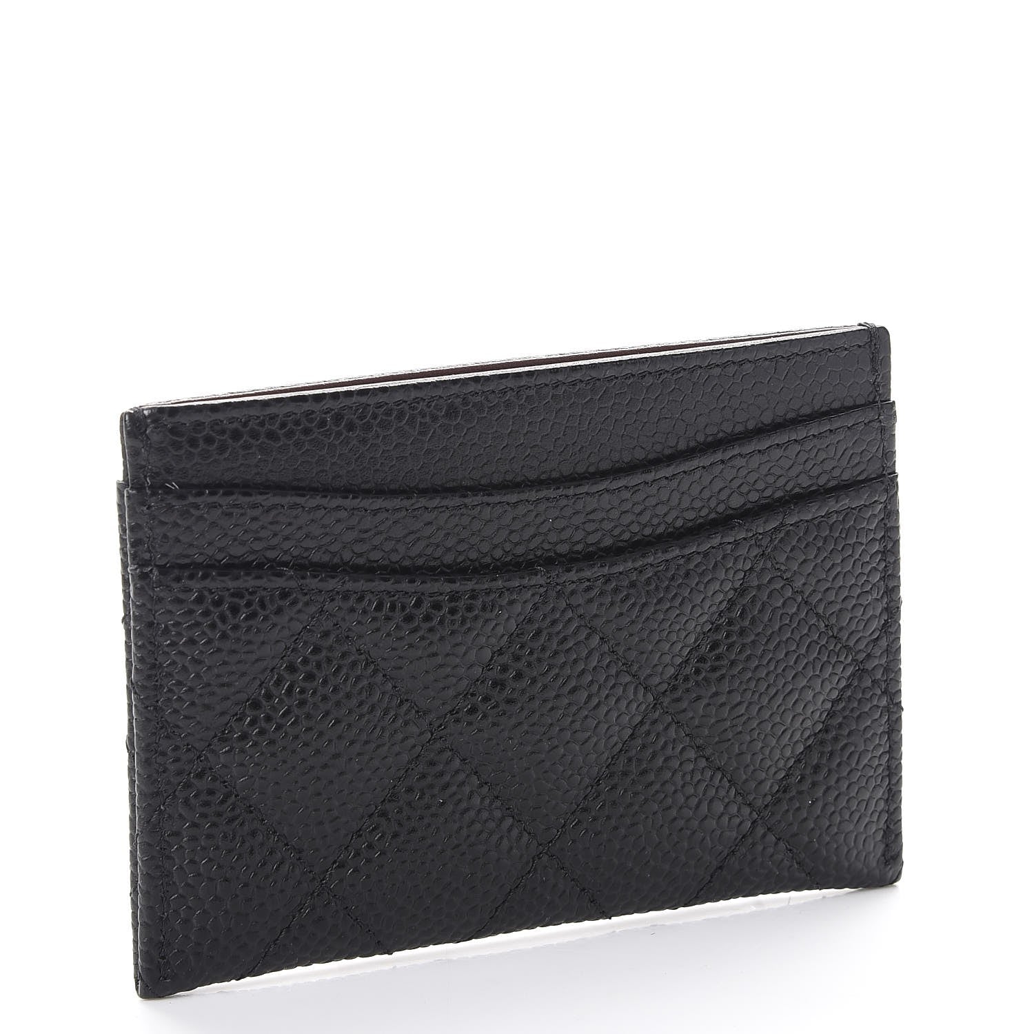 Chanel Caviar Quilted Card Holder Black 3 of 9