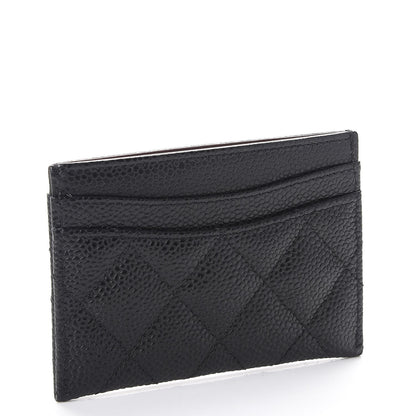Chanel Caviar Quilted Card Holder Black 3 of 9