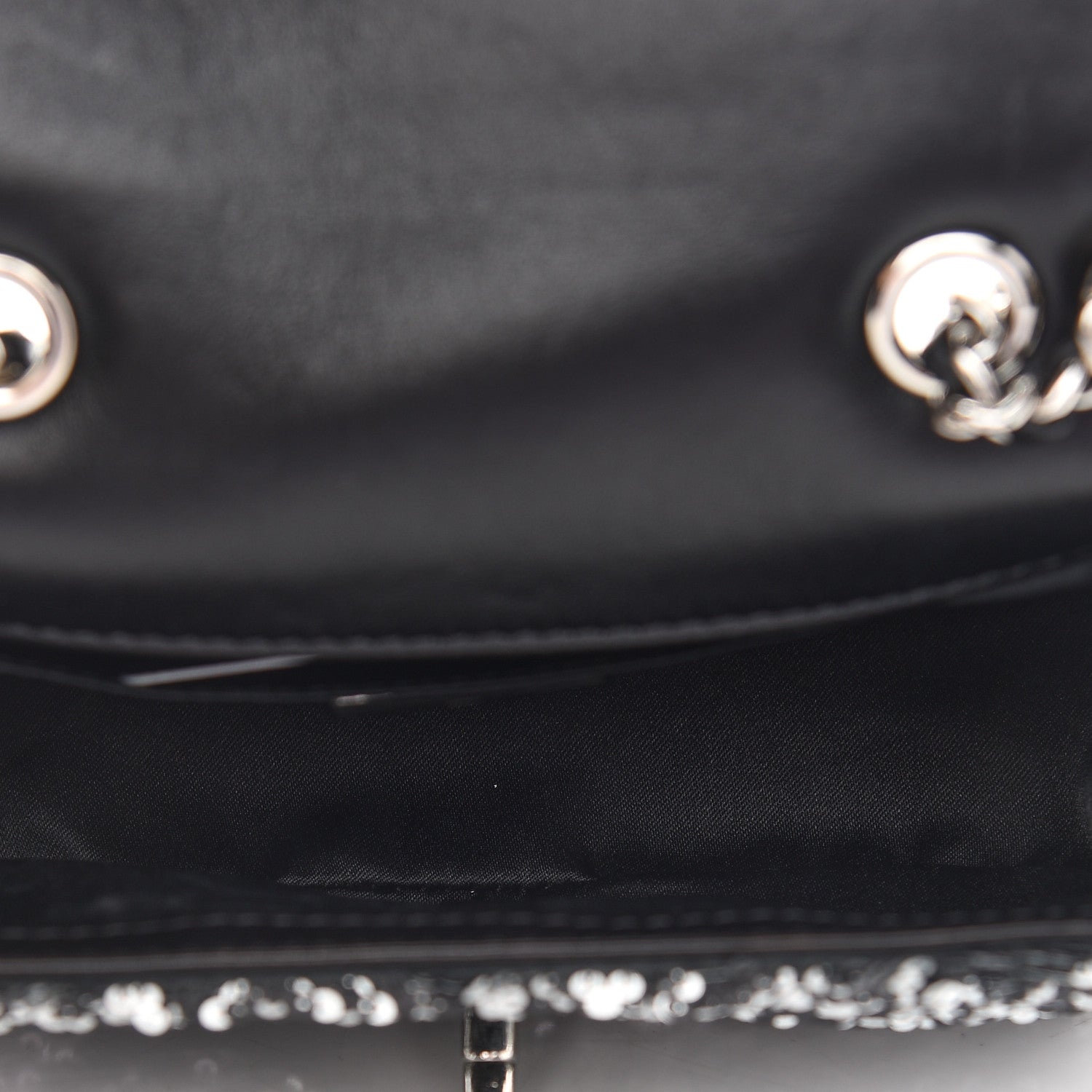 Chanel Sequin Rectangular Flap Black 5 of 10