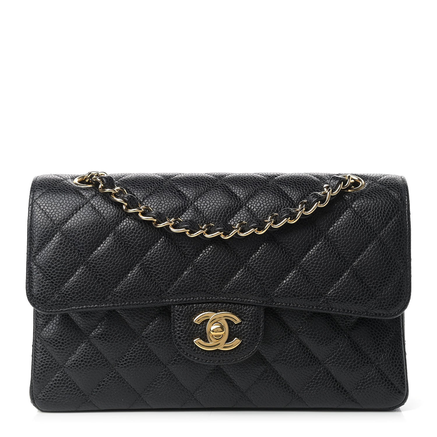 Chanel Caviar Quilted Small Double Flap Black 1 of 12