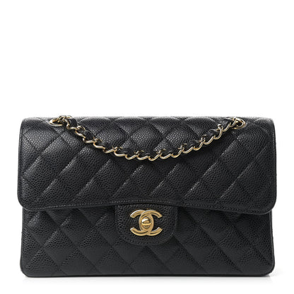 Chanel Caviar Quilted Small Double Flap Black 1 of 12