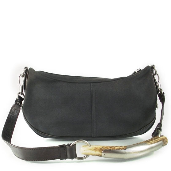 Canvas Mombasa Horn Shoulder Bag