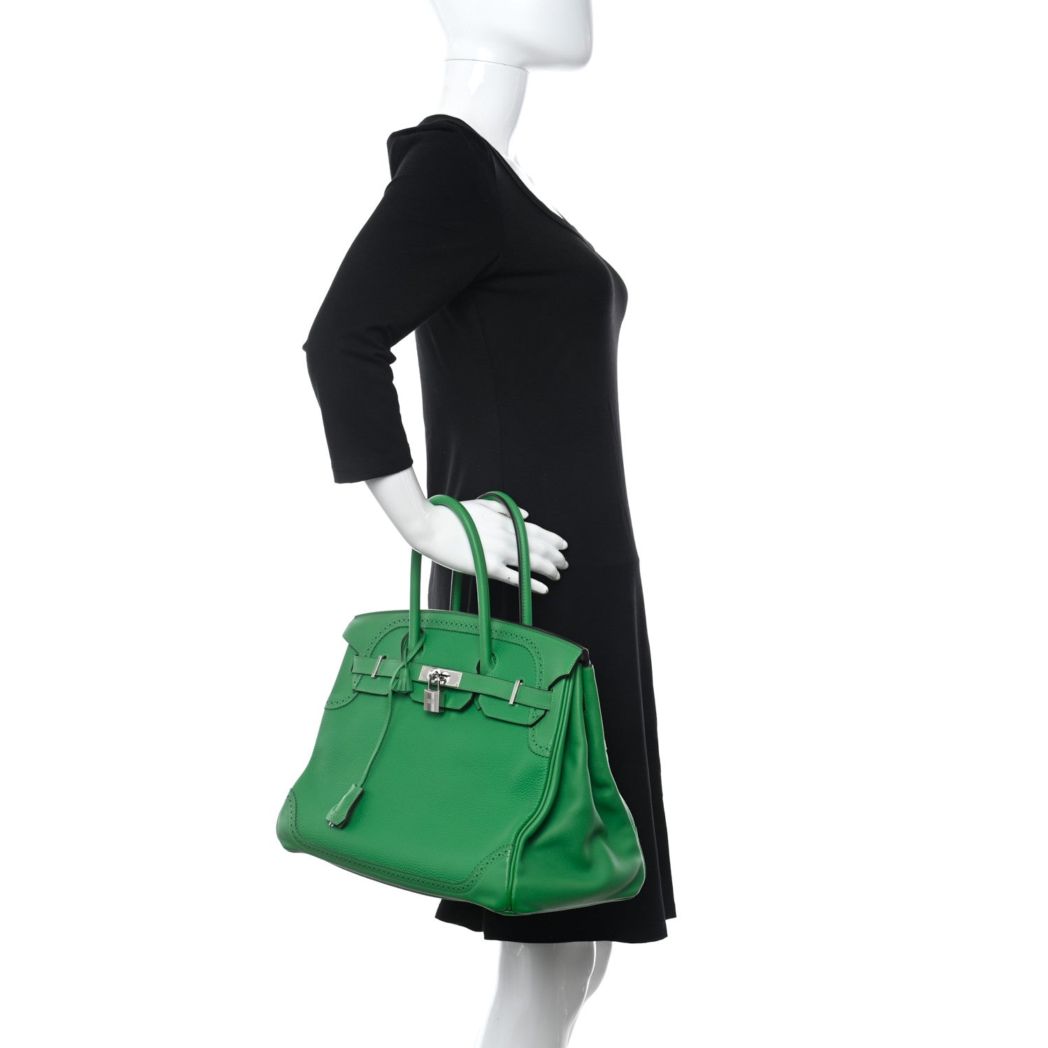 Hermes Togo Swift Ghillies Birkin 35 Bambou 2 of 10