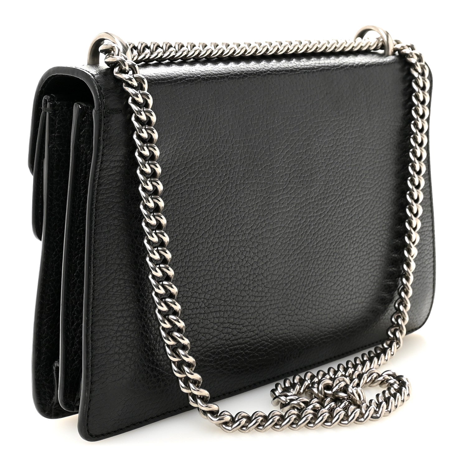 Gucci Pebbled Calfskin Small Dionysus Shoulder Bag Black 3 of 10