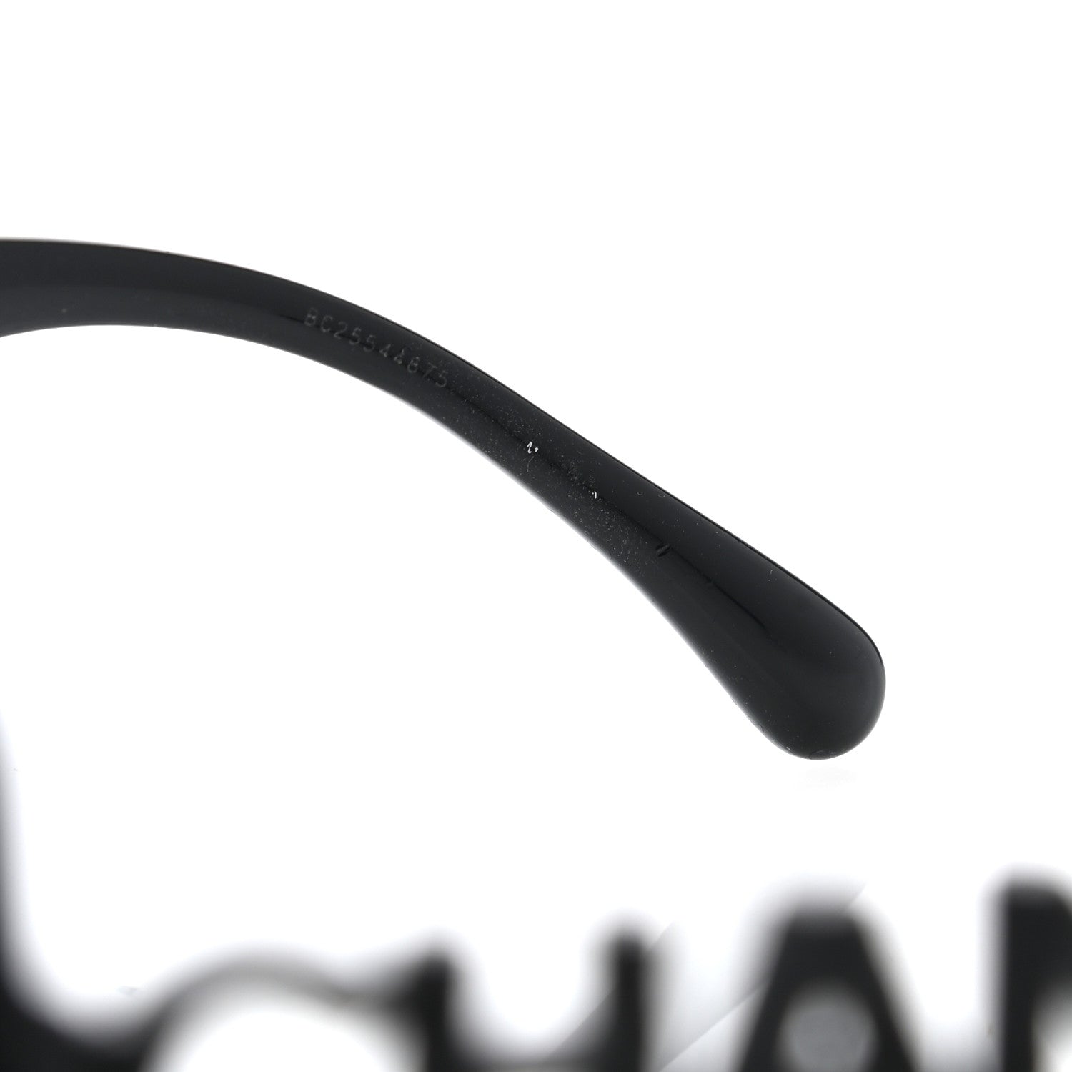 Chanel Acetate Strass Polarized Square Sunglasses 5422-B Black 6 of 8