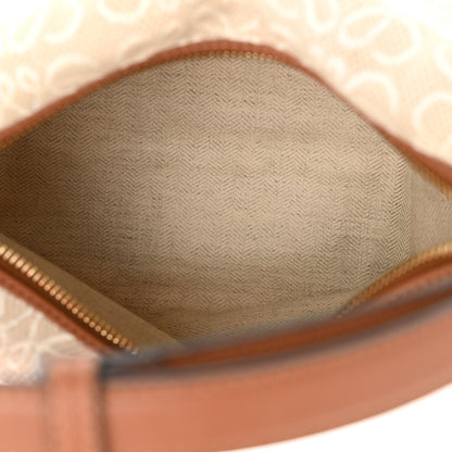 Loewe Jacquard Anagram Calfskin Small Cubi Bag Ecru Tan 5 of 13