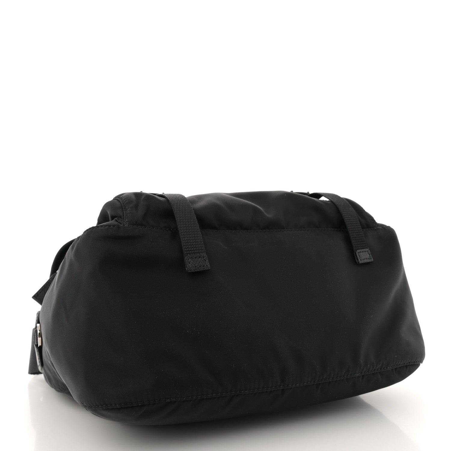 Prada Nylon Vela Double Snap Buckle Messenger Bag Black 4 of 9