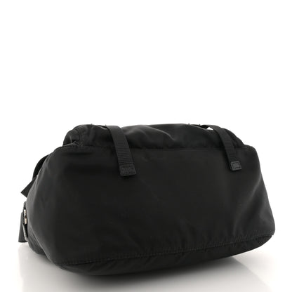 Prada Nylon Vela Double Snap Buckle Messenger Bag Black 4 of 9
