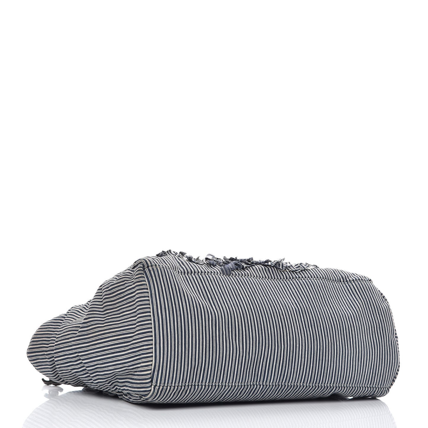Canvas Sequin Stripe CC Tote Blue