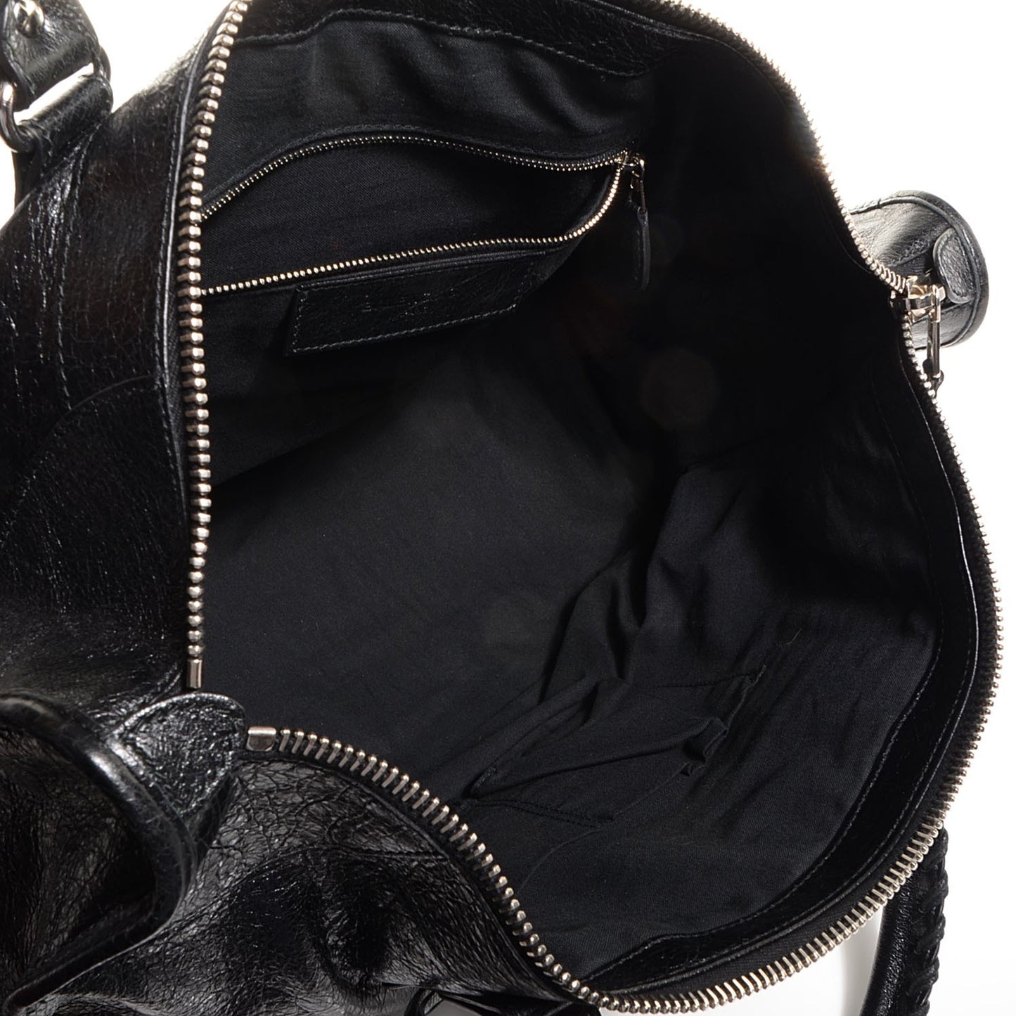 Agneau Giant 12 Silver Hardware Work Black