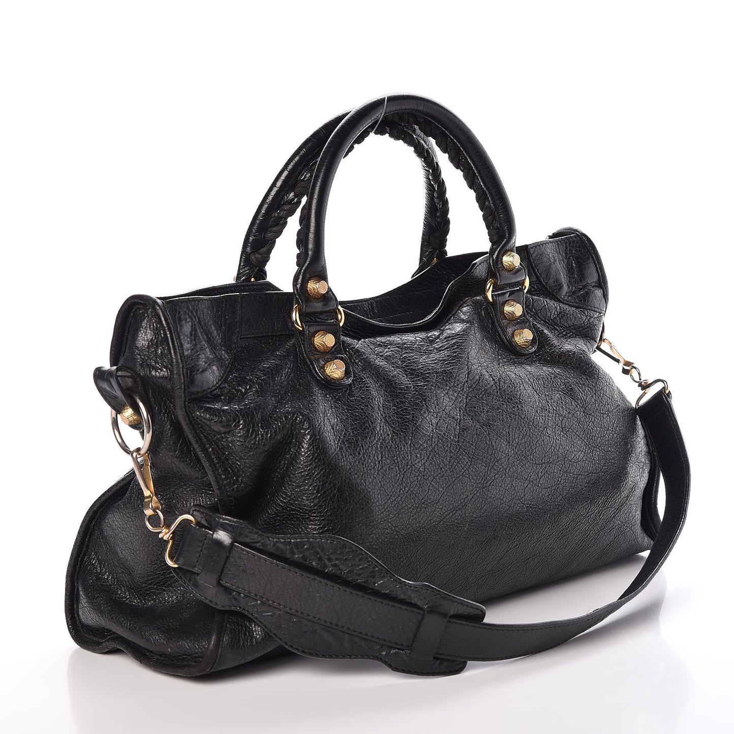 Agneau Giant 12 Gold Hardware City Black