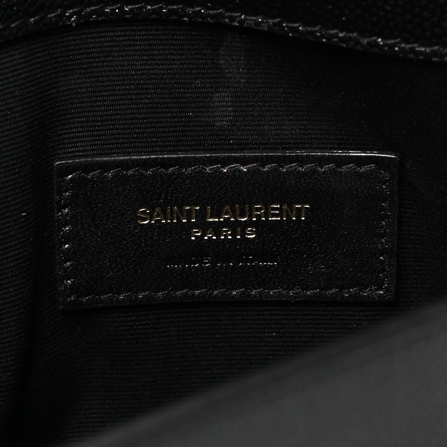 Saint Laurent Grain De Poudre Uptown Pouch Black 6 of 9
