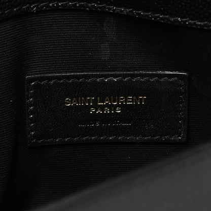 Saint Laurent Grain De Poudre Uptown Pouch Black 6 of 9