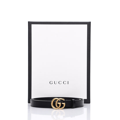 Gucci Calfskin Double G 20mm Belt 85 34 Black 7 of 7