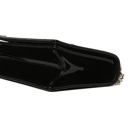 Christian Dior Patent Medium Diorama Flap Bag Black 10 of 13