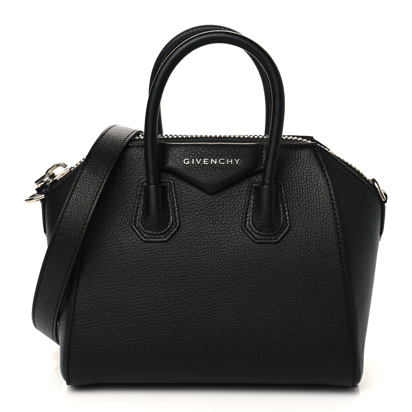 Sugar Goatskin Mini Antigona Black