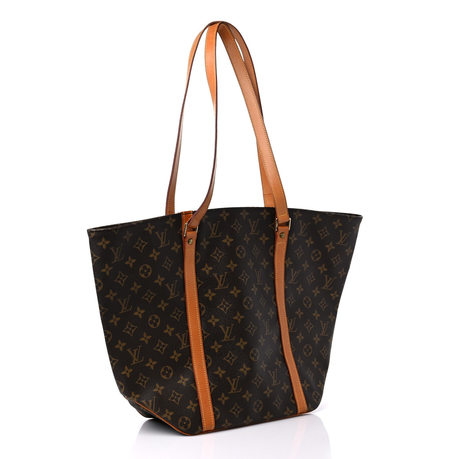 Louis Vuitton Monogram Sac Shopping Tote 4 of 15