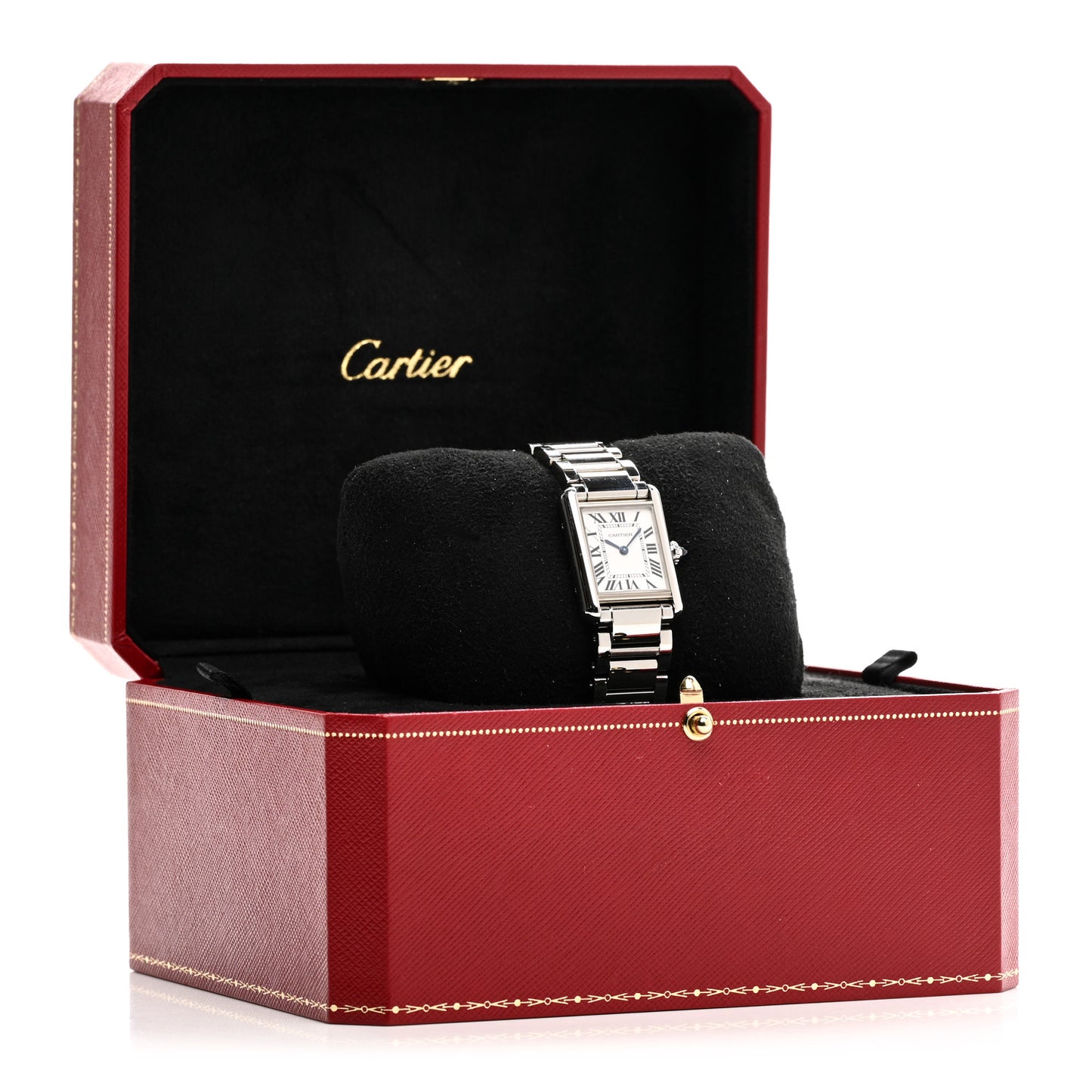 Stainless Steel 22mm Tank Must Quartz Watch