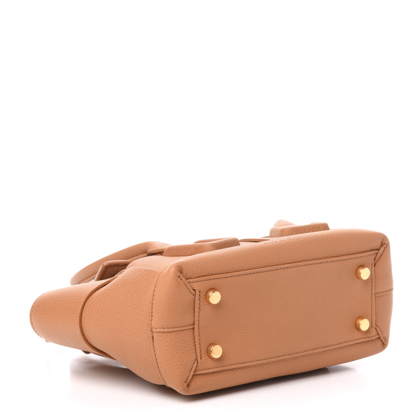 Grained Calfskin Maxi Intrecciato Arco 29 Tan