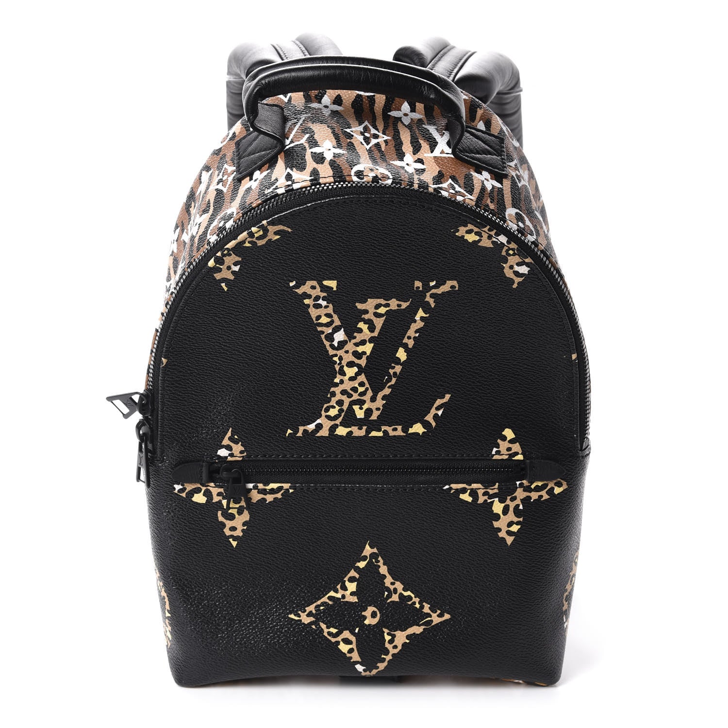 Louis Vuitton Monogram Giant Jungle Palm Springs Backpack PM Black 1 of 9