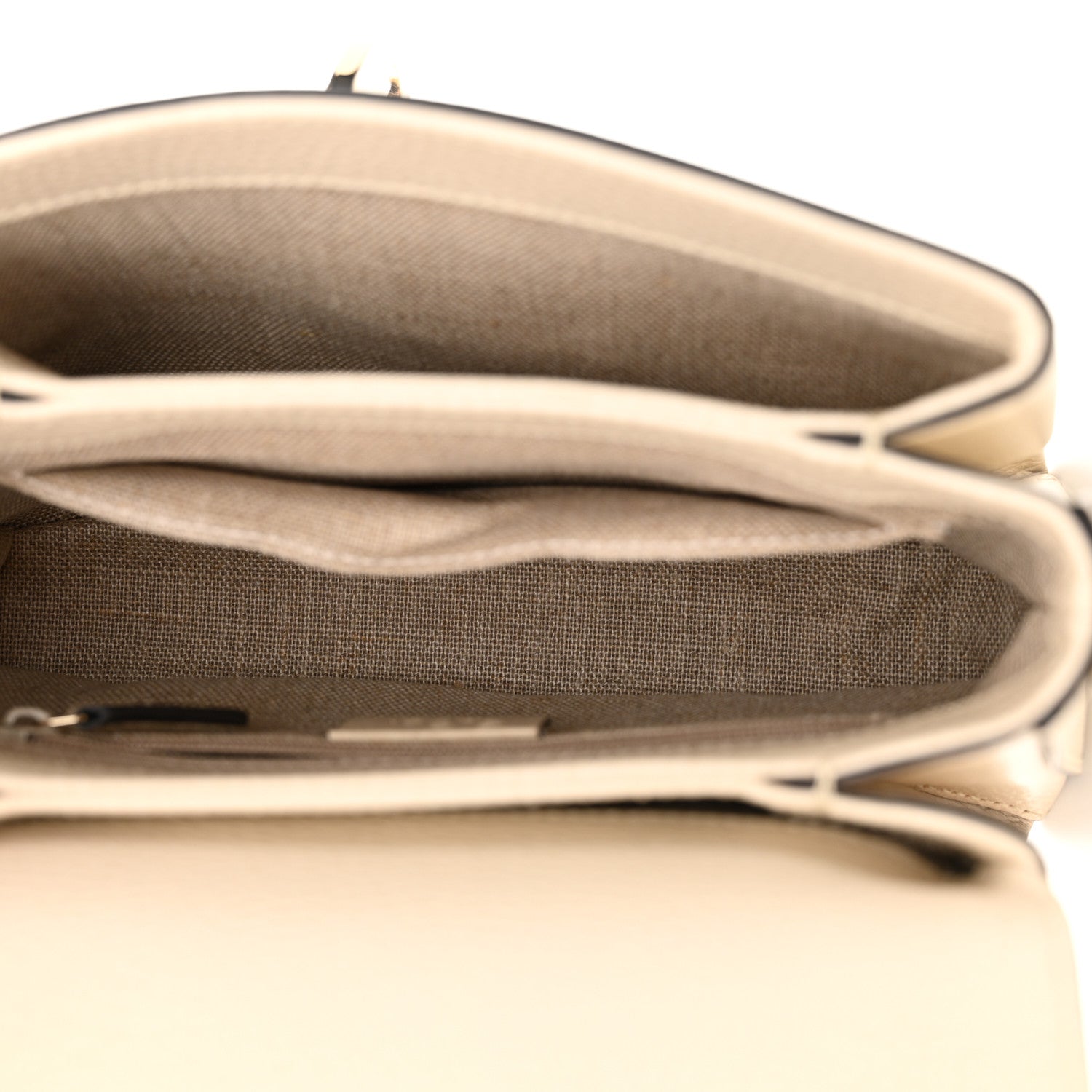 Gucci Dollar Calfskin Interlocking G Crossbody Bag Mystic White 5 of 15