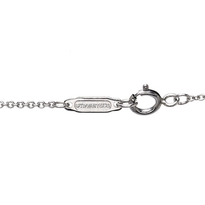 Tiffany Platinum Diamond 1.96ctw Heart Pendant Necklace 3 of 5