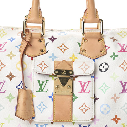 Louis Vuitton Monogram Multicolor Speedy 30 White 7 of 7
