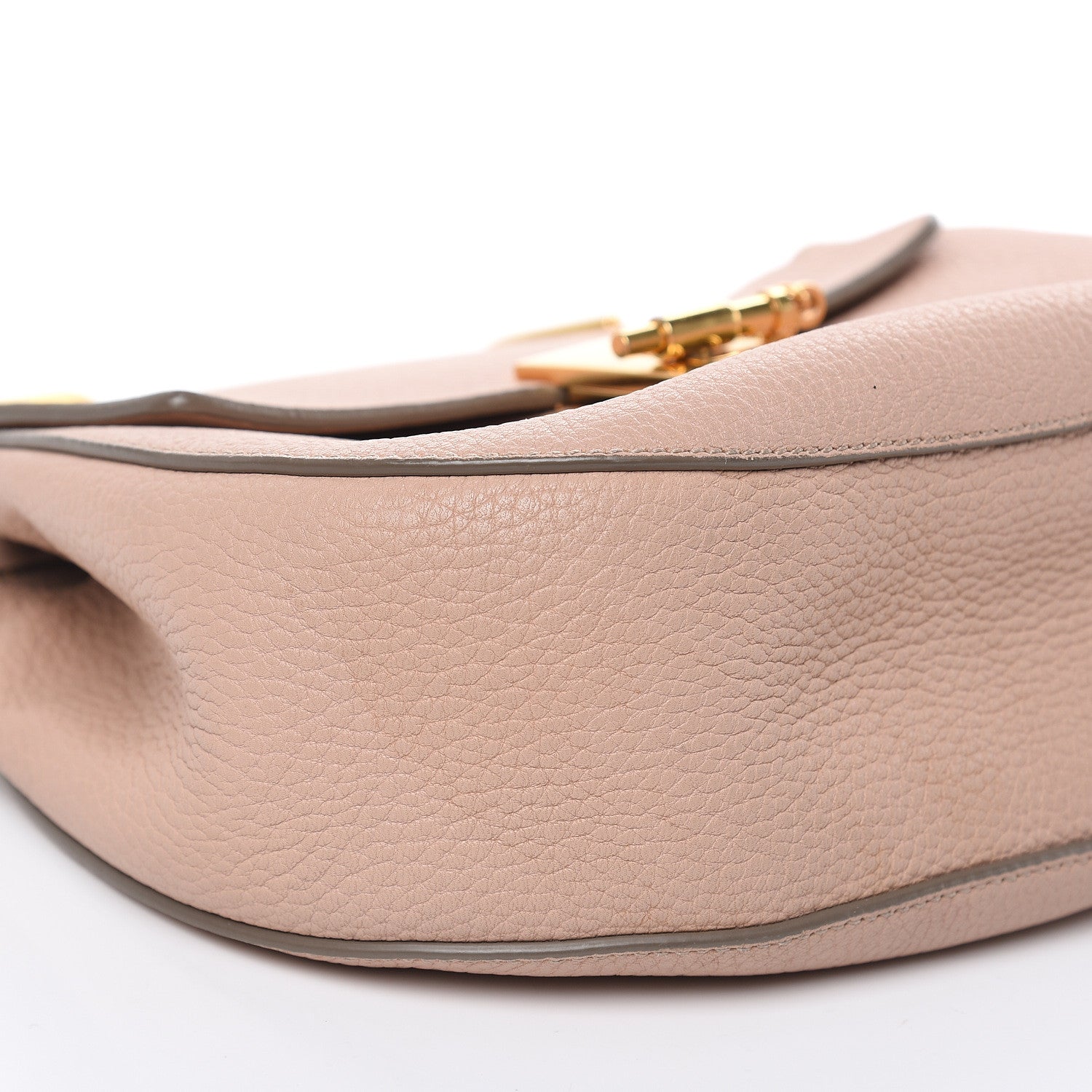 Chloe Grained Lambskin Drew Shoulder Bag Cement Pink 7 of 18