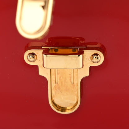 Louis Vuitton Patent Calfskin Monogram Cherrywood BB Scarlet 12 of 13