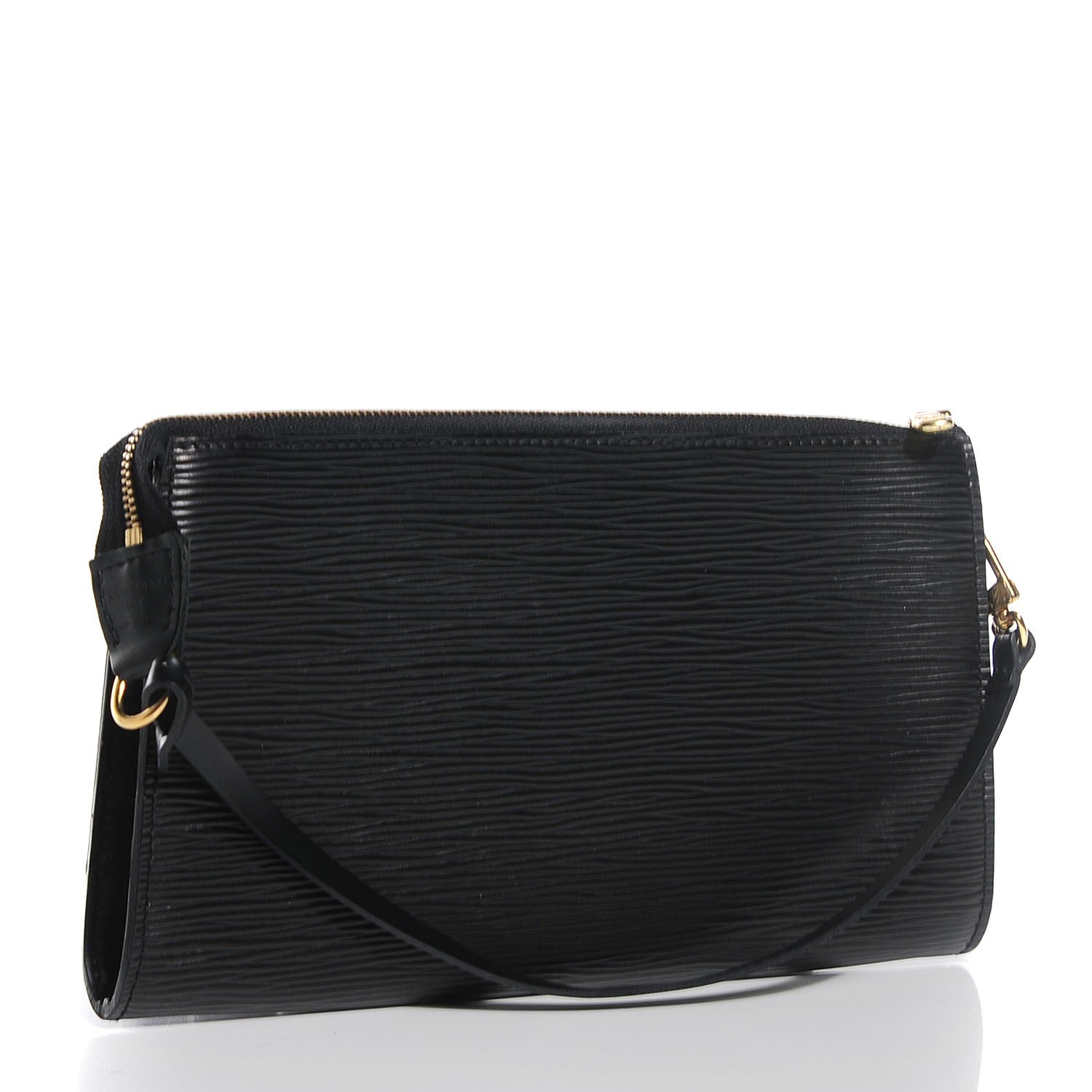 Louis Vuitton Epi Pochette Accessories 24 Black 3 of 7