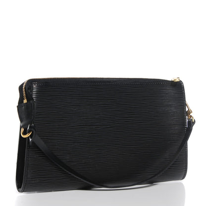 Louis Vuitton Epi Pochette Accessories 24 Black 3 of 7