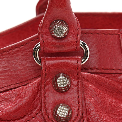 Balenciaga Agneau Arena Giant 12 Silver Hardware Part Time Coquelicot Rouge Coquelicot 10 of 17